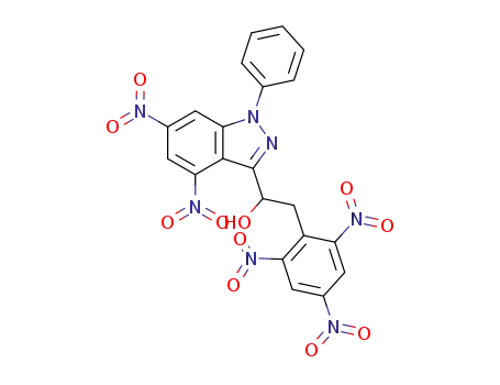 1-(4,6-dinitro-1-phenyl-1H-indazol-3-yl)-2-(2,4,6-trinitrophenyl)ethanol