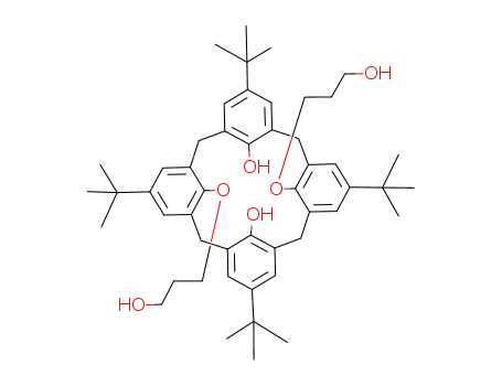 5,11,17,23-tetra(tert-butyl)-25,27-bis-(3-hydroxypropoxy)-26,28-bis-hydroxycalix[4]arene