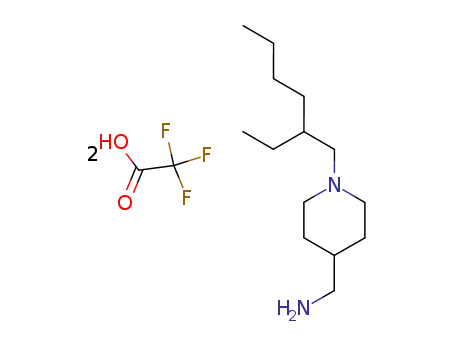 C-[1-(2-ethyl-hexyl)-piperidin-4-yl]-methylamine; compound with trifluoro-acetic acid