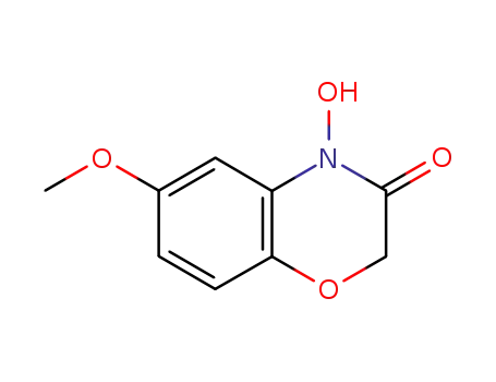 Molecular Structure of 69884-06-6 (4-hydroxy-6-methoxy-2H-1,4-benzoxazin-3(4H)-one)