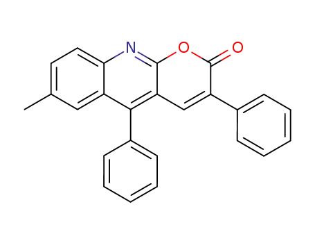 6-methyl-3,10-diphenyl-1-oxa-9-aza-anthracen-2-one