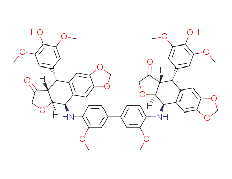 3'',3'''-dimethoxy-N,N'-bis(4'-O-demethyl-4β-4-desoxypodophyllotoxin)benzidine