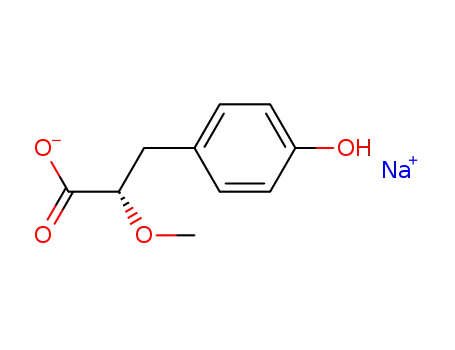 (S)-3-(4-hydroxy-phenyl)-2-methoxy-propionic acid sodium salt