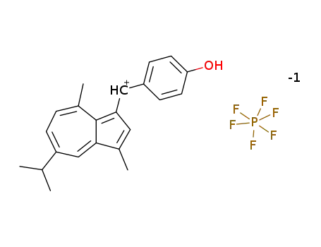 (3-guaiazulenyl)(4-hydroxyphenyl)methylium hexafluorophosphate