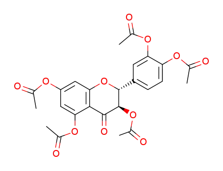2-(3,4-diacetoxyphenyl)-4-oxochroman-3,5,7-triyl triacetate