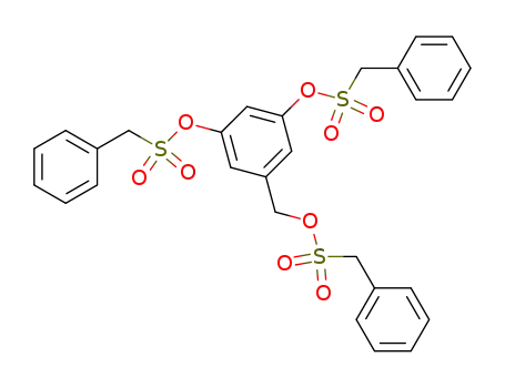 3-benzylsulfonyloxy-5-benzylsulfonyloxymethylphenyl benzylsulfonate