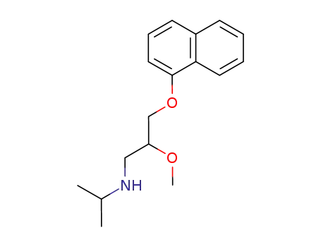 isopropyl-[2-methoxy-3-(naphthalen-1-yloxy)-propyl]-amine