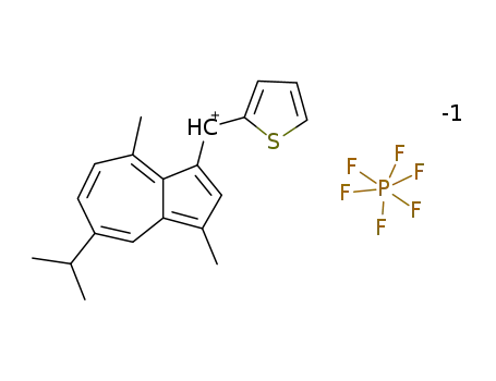 (3-guaiazulenyl)(2-thienyl)methylium hexafluorophosphate