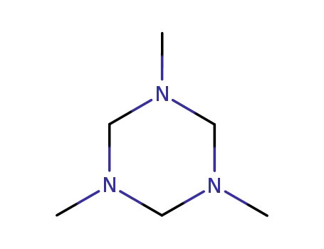 Molecular Structure of 108-74-7 (1,3,5-TRIMETHYLHEXAHYDRO-1,3,5-TRIAZINE)