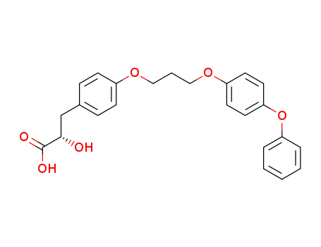 (S)-2-Hydroxy-3-{4-[3-(4-phenoxy-phenoxy)-propoxy]-phenyl}-propionic acid