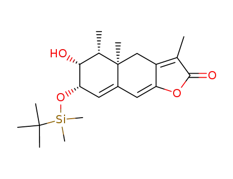 7-(tert-butyl-dimethyl-silanyloxy)-6-hydroxy-3,4a,5-trimethyl-4a,5,6,7-tetrahydro-4H-naphtho[2,3-b]furan-2-one