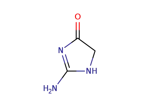 Molecular Structure of 503-86-6 (2-amino-1,5-dihydro-4H-imidazol-4-one)