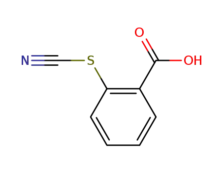 Molecular Structure of 16671-86-6 (Benzoic acid, 2-thiocyanato-)
