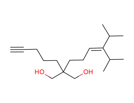 2-(4-isopropyl-5-methylhex-3-en-1-yl)-2-(pent-4-yn-1-yl)propane-1,3-diol