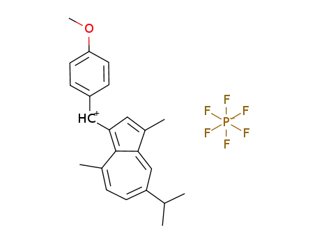 (3-guaiazulenyl)(4-methoxyphenyl)methylium hexafluorophosphate