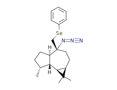 (((1aR,4R,4aR,7R,7aS,7bS)-4-azido-1,1,7-trimethyldecahydro-1H-cyclopropa[e]azulen-4-yl)methyl)(phenyl)selane