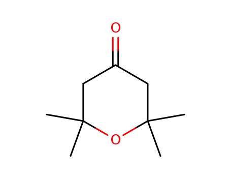 Molecular Structure of 1197-66-6 (2,2,6,6-tetramethyl-2H-3,5,6-trihydropyran-4-one)