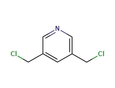 Molecular Structure of 41711-38-0 (Pyridine,3,5-bis(chloromethyl)-(9CI))