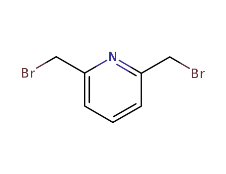Molecular Structure of 7703-74-4 (2,6-Bis(bromomethyl)pyridine)