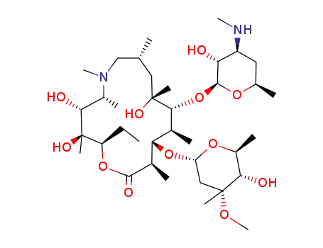 (2R,3S,4R,5R,8R,10R,11R,12S,13S,14R)‐2‐ethyl‐3,4,10‐trihydroxy‐13‐{(2R,4R,5S,6S)‐5‐hydroxy‐4‐methoxy‐4,6‐dimethyl-tetrahydropyran‐2‐yloxy}‐11‐{(2S,3R,4S,6R)‐3‐hydroxy‐6‐methyl‐4‐methylamino-tetrahydropyran‐2‐yloxy}‐3,5,6,8,10,12,14‐heptamethyl‐1‐oxa‐6‐azacyclopentadecan‐15‐one