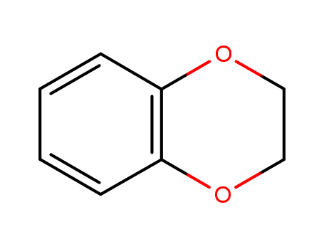 493-09-4,1,4-Benzodioxan,1,4-Benzodioxan(6CI,7CI,8CI);1,2-(Ethylenedioxy)benzene;2,3-Dihydro-1,4-benzodioxin;2,3-Dihydrobenzo[1,4]dioxine;Benzene, 1,2-[1,2-ethanediylbis(oxy)]-;Ethyleneo-phenylene dioxide;NSC 406705;Pyrocatechol ethylene ether;