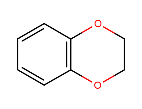 Molecular Structure of 493-09-4 (1,4-Benzodioxan)