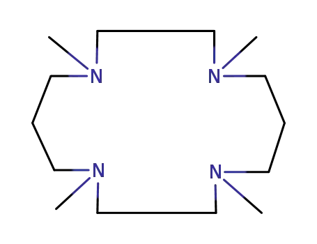 Molecular Structure of 41203-22-9 (1,4,8,11-TETRAMETHYL-1,4,8,11-TETRAAZACYCLOTETRADECANE)