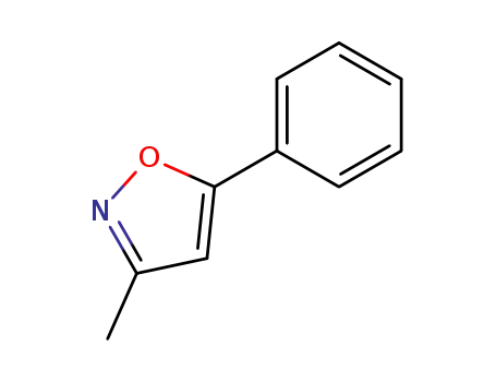 Molecular Structure of 1008-75-9 (3-METHYL-5-PHENYLISOXAZOLE)
