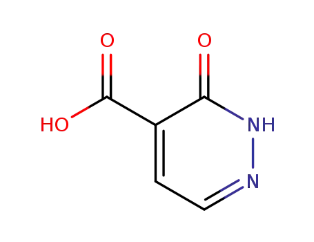 Molecular Structure of 54404-06-7 (3-Oxo-2,3-dihydropyridazine-4-carboxylic  acid)