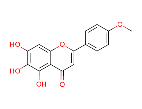 4H-1-Benzopyran-4-one, 5,6,7-trihydroxy-2-(4-methoxyphenyl)-