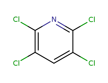 Molecular Structure of 2402-79-1 (2,3,5,6-Tetrachloropyridine)