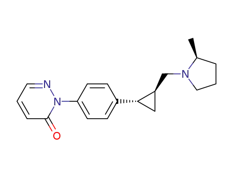 2-[4-((1S,2S)-2-{[(2S)-2-methylpyrrolidin-1-yl]methyl}cyclopropyl)phenyl]pyridazin-3(2H)-one