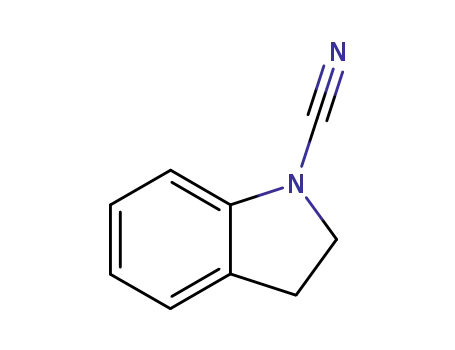 Molecular Structure of 90036-14-9 (1H-Indole-1-carbonitrile, 2,3-dihydro-)