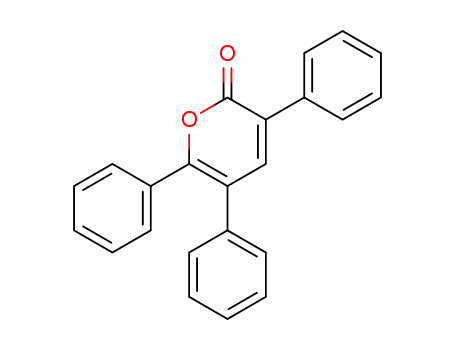 3,5,6-triphenyl-(2H)-pyran-2-one