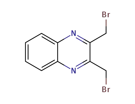 Molecular Structure of 3138-86-1 (2,3-BIS(BROMOMETHYL)QUINOXALINE)