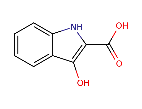 Molecular Structure of 6245-93-8 (3-HYDROXY-1H-INDOLE-2-CARBOXYLIC ACID)