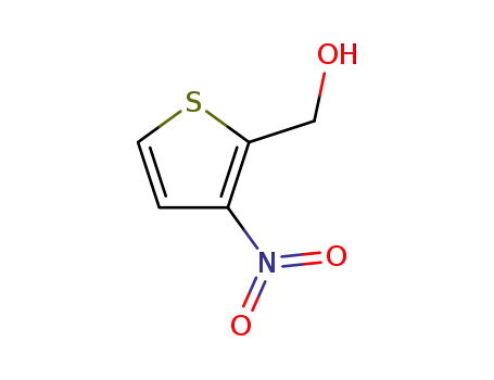 Molecular Structure of 20898-87-7 (2-Thiophenemethanol, 3-nitro- (7CI,8CI,9CI))