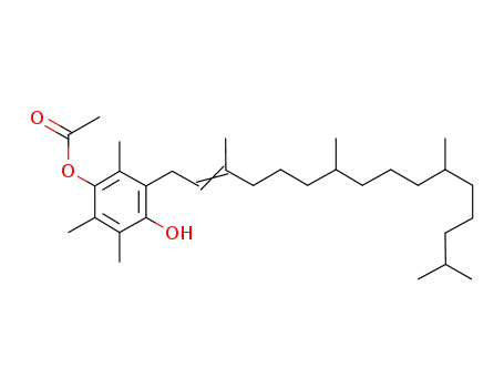 1,4-Benzenediol,
2,3,5-trimethyl-6-(3,7,11,15-tetramethyl-2-hexadecenyl)-, 4-acetate