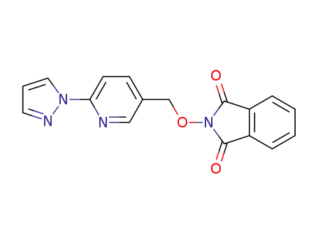 2-(6-pyrazol-1-yl-pyridin-3-ylmethoxy)-isoindole-1,3-dione