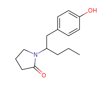 1-(1-p-Hydroxy-benzyl-butyl)-pyrrolidin-2-on