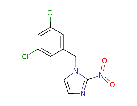 Molecular Structure of 912343-04-5 (1H-Imidazole, 1-[(3,5-dichlorophenyl)methyl]-2-nitro-)