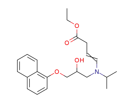 N-carbethoxypropenyl propranolol