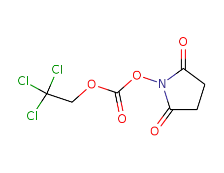 Molecular Structure of 66065-85-8 (N-(2,2,2-TRICHLOROETHOXYCARBONYLOXY)SUCCINIMIDE)