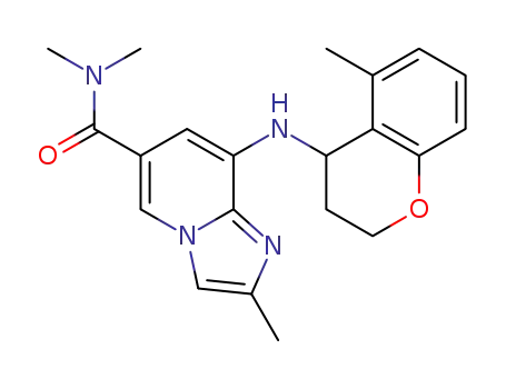 N,N,2-trimethyl-8-[(5-methyl-3,4-dihydro-2H-chromen-4-yl)amino]imidazo[1,2-a]pyridine-6-carboxamide