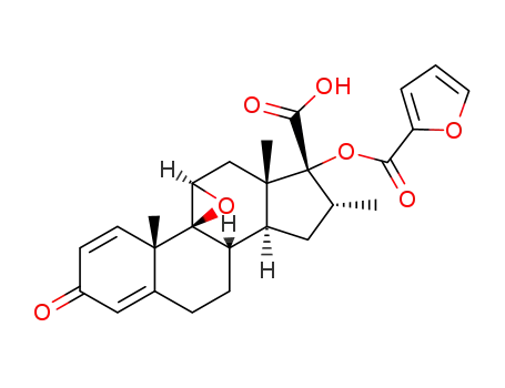 9,11-epoxy-17α-[(2-furanylcarbonyl)oxy]-16α-methyl-3-oxoandrosta-1,4-diene-17β-carboxylic acid