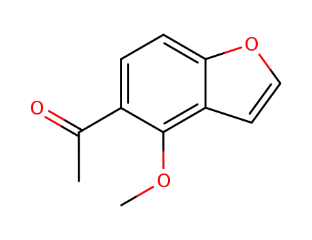 Molecular Structure of 52055-86-4 (1-(4-METHOXYBENZOFURAN-5-YL)ETHANONE)