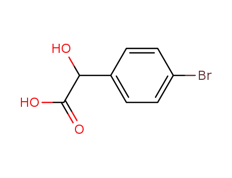 Molecular Structure of 6940-50-7 (4-Bromomandelic acid)