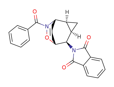 8-benzoyl-5-phthalimido-8-aza-7-oxatricyclo[4.2.2.02,4]dec-9-ene