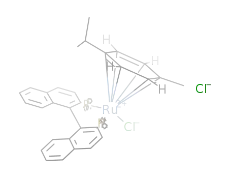 (2,2'-bis(diphenylphosphino)-1,1'-binaphathalene)chloro(p-cymene)ruthenium chloride