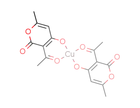 bis(3-acetyl-3,4-dihydro-6-methyl-2,4-dioxo-2H-pyranato)copper(II)